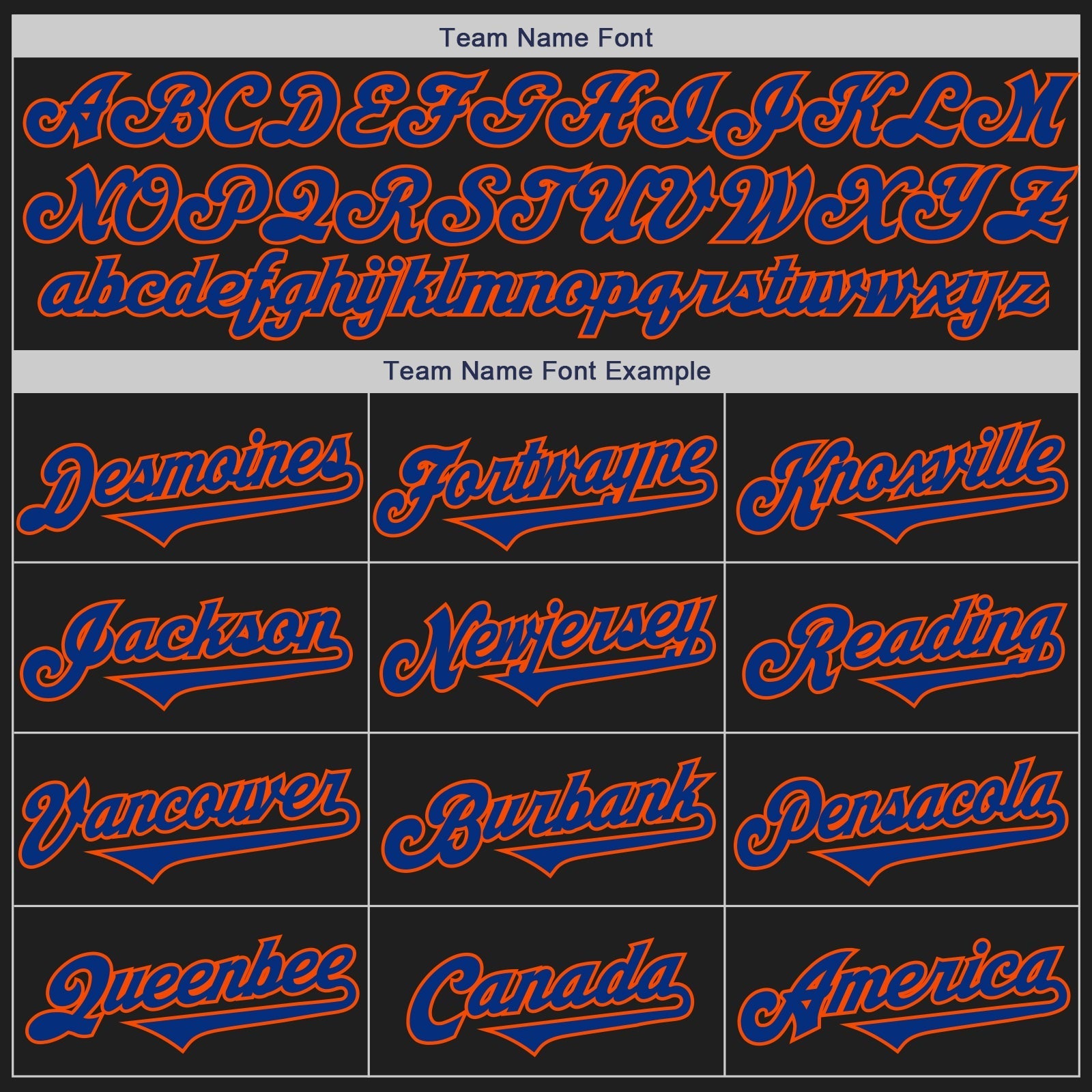 Custom Black Royal-Orange Authentic Baseball Jersey baseball jersey product view 4
