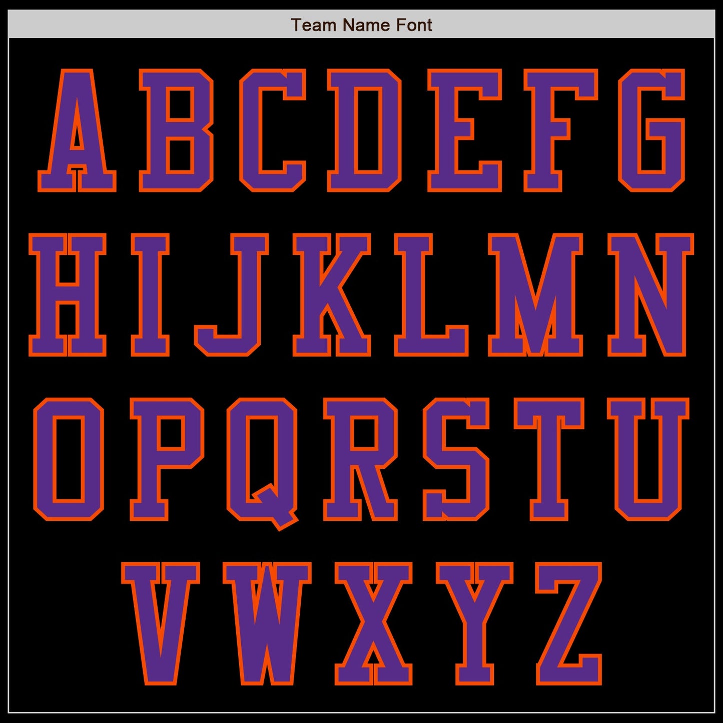 Custom Black Orange-Purple Authentic Baseball Jersey baseball jersey product view 3