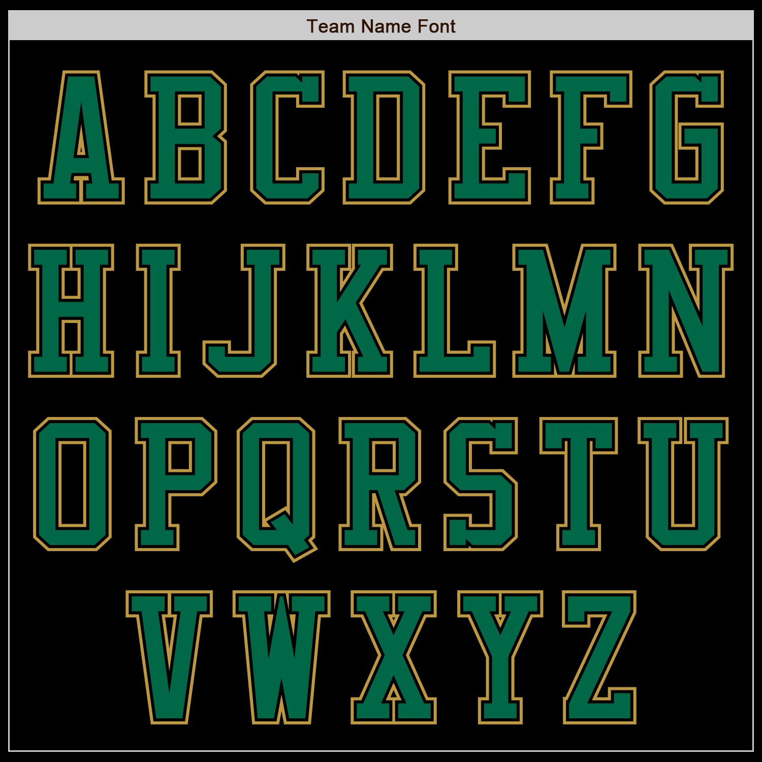 Custom Black Kelly Green-Old Gold Authentic Baseball Jersey baseball jersey product view 3