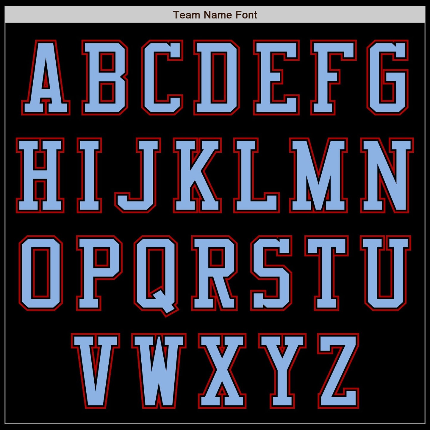 Custom Black Red-Light Blue Authentic Baseball Jersey baseball jersey product view 3
