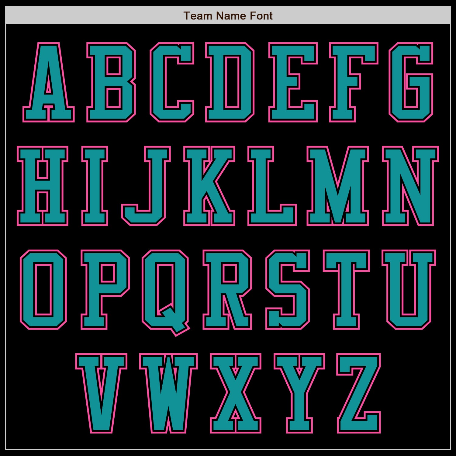 Custom Black Pink-Teal Authentic Baseball Jersey baseball jersey product view 3
