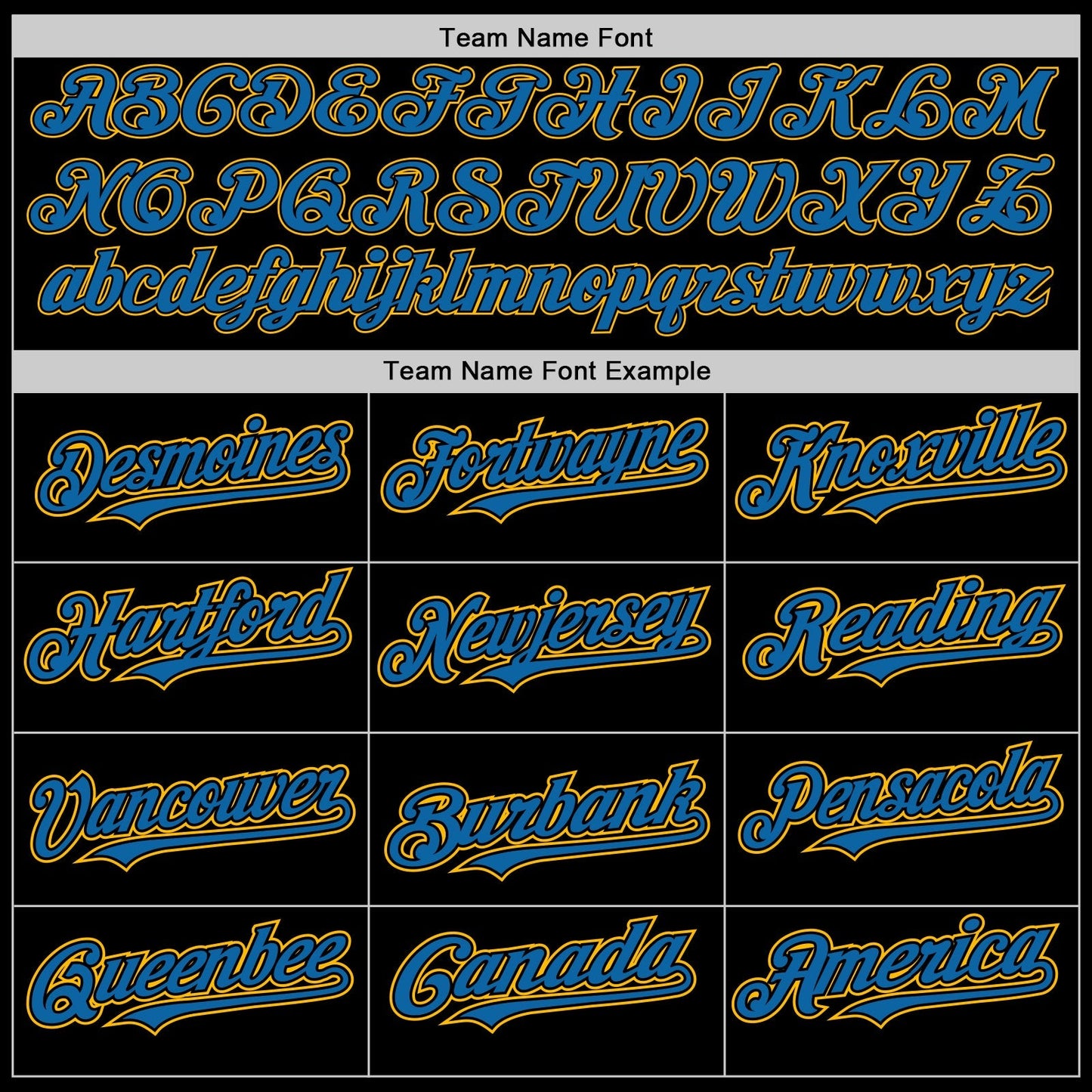 Custom Black Blue-Gold Authentic Baseball Jersey baseball jersey product view 4