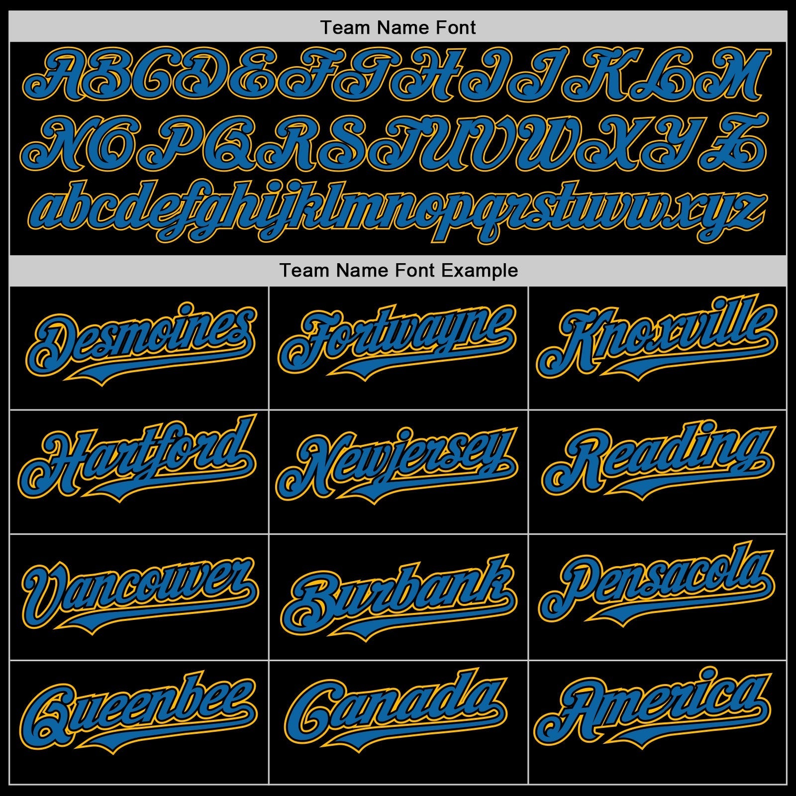 Custom Black Blue-Gold Authentic Baseball Jersey baseball jersey product view 4