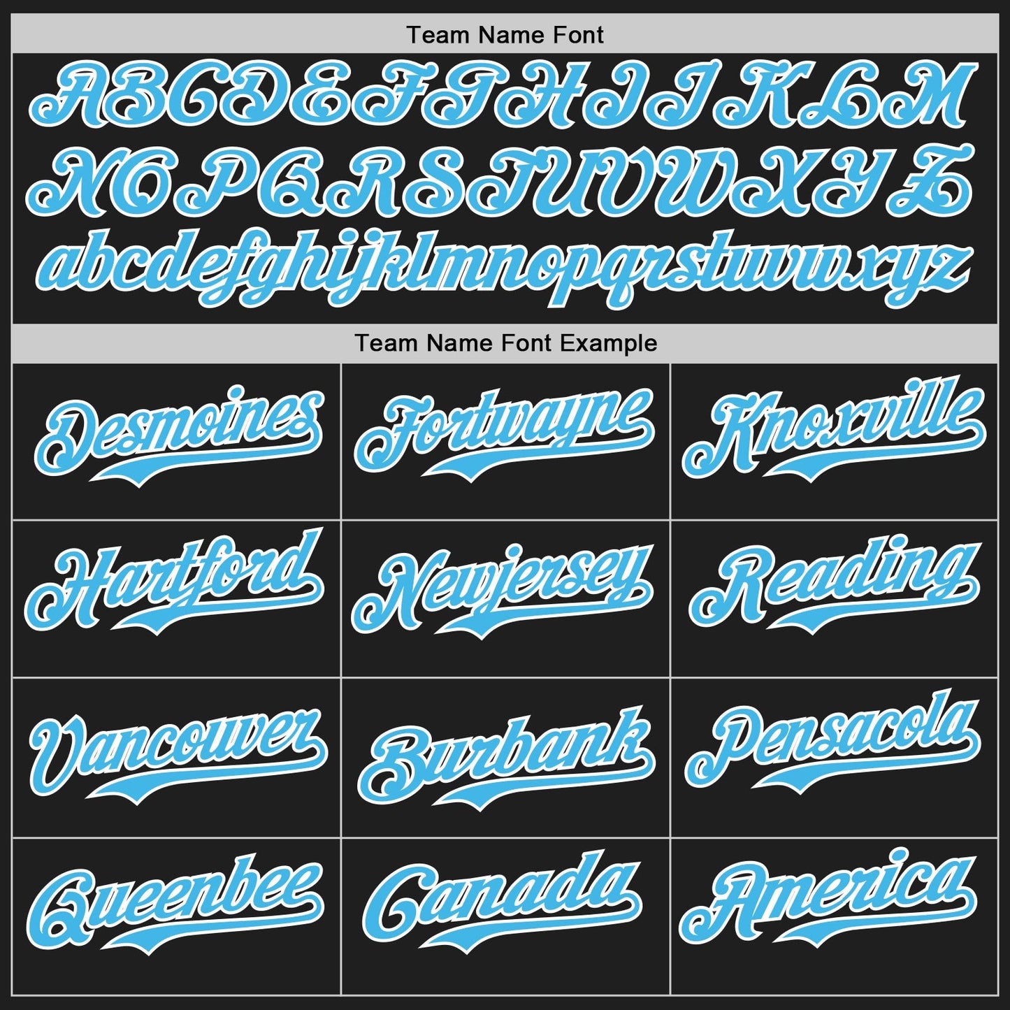 Custom Black Sky Blue-White Authentic Baseball Jersey baseball jersey product view 4