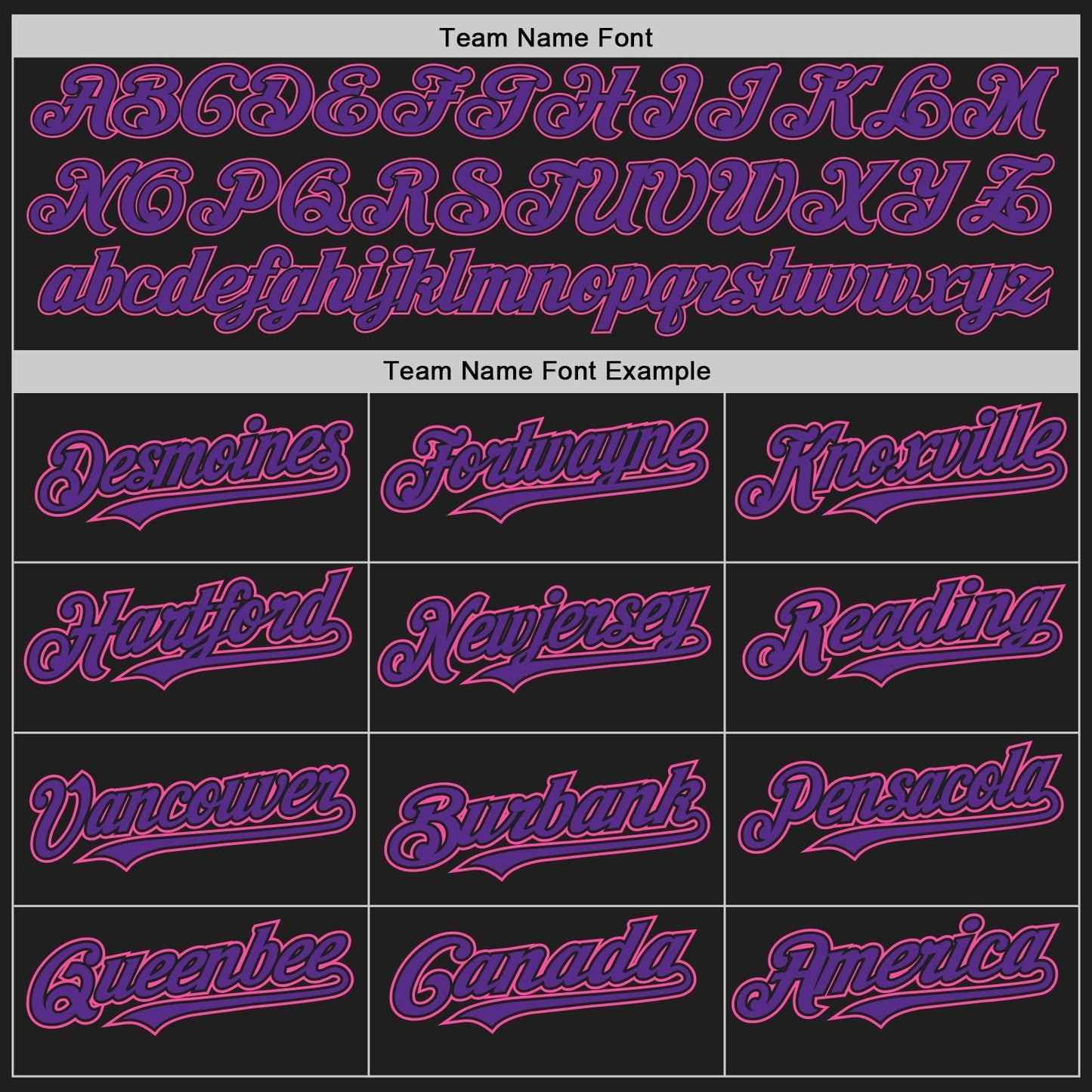 Custom Black Purple-Pink Authentic Baseball Jersey baseball jersey product view 4