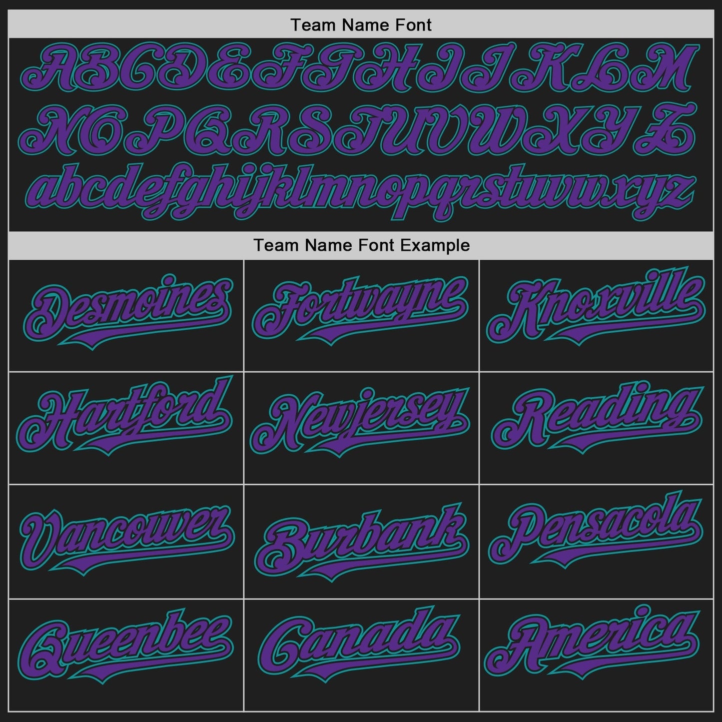 Custom Black Purple-Teal Authentic Baseball Jersey baseball jersey product view 4