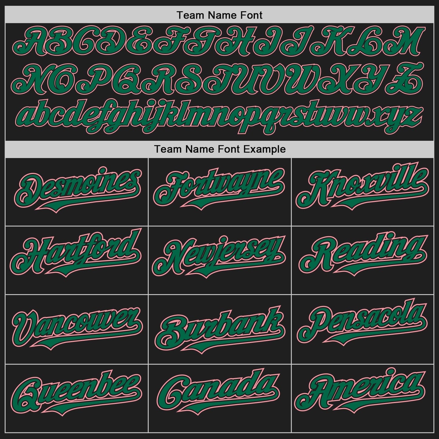 Custom Black Medium Pink-Kelly Green Authentic Baseball Jersey baseball jersey product view 4