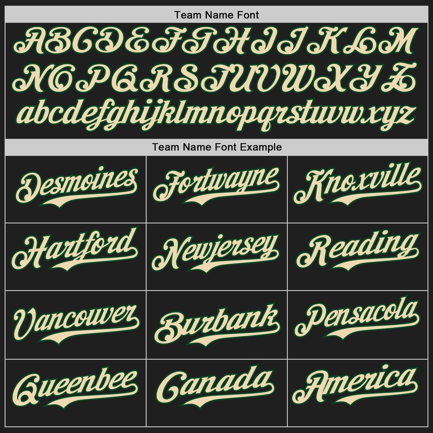 Custom Black Cream-Green Authentic Baseball Jersey baseball jersey product view 4