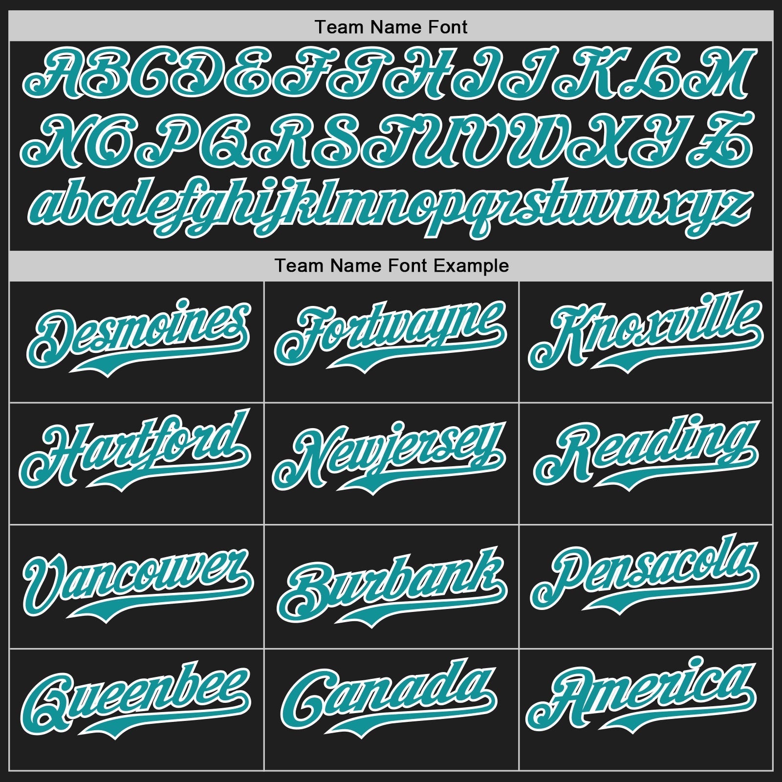 Custom Black Teal-White Authentic Baseball Jersey baseball jersey product view 4