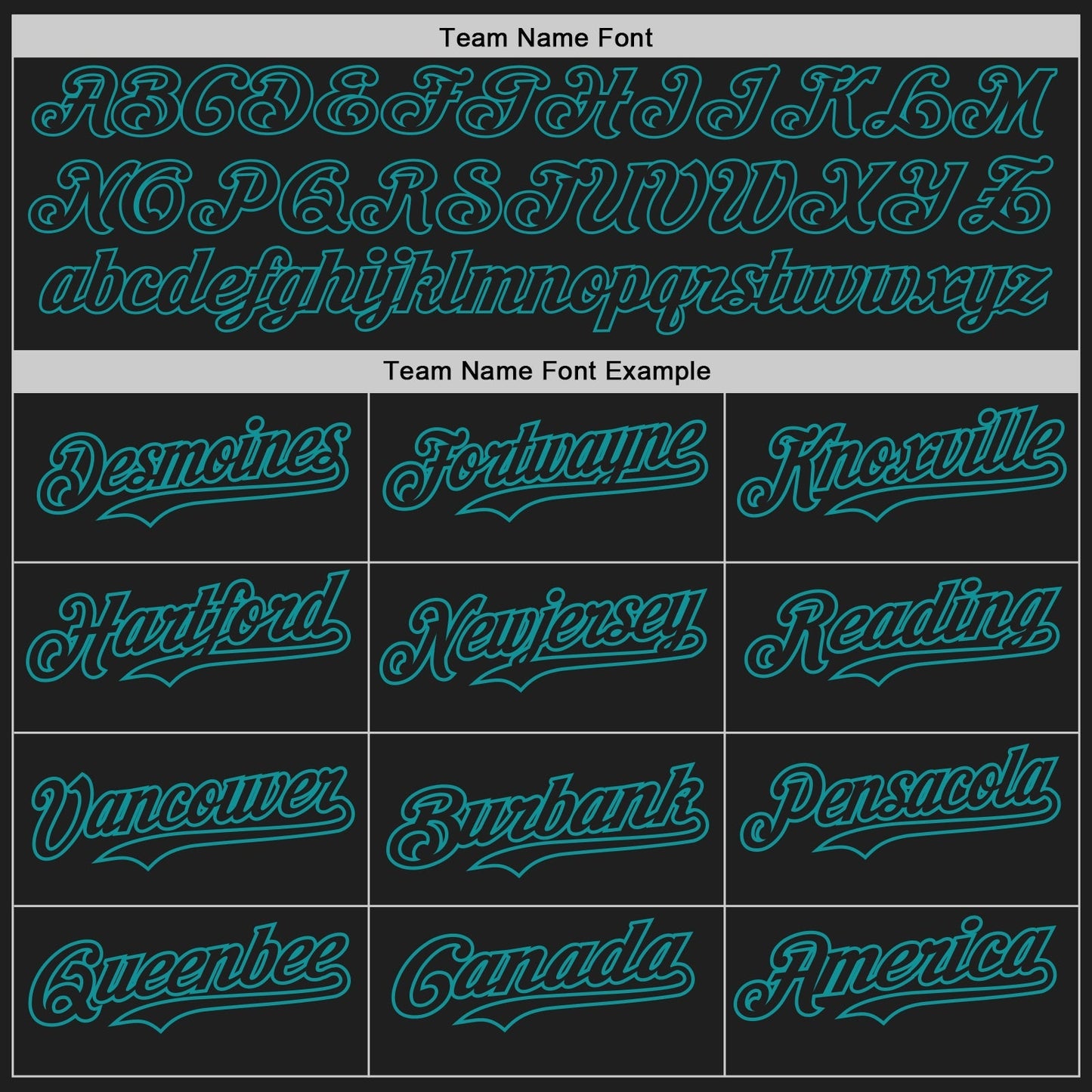 Custom Black Teal Authentic Baseball Jersey baseball jersey product view 4
