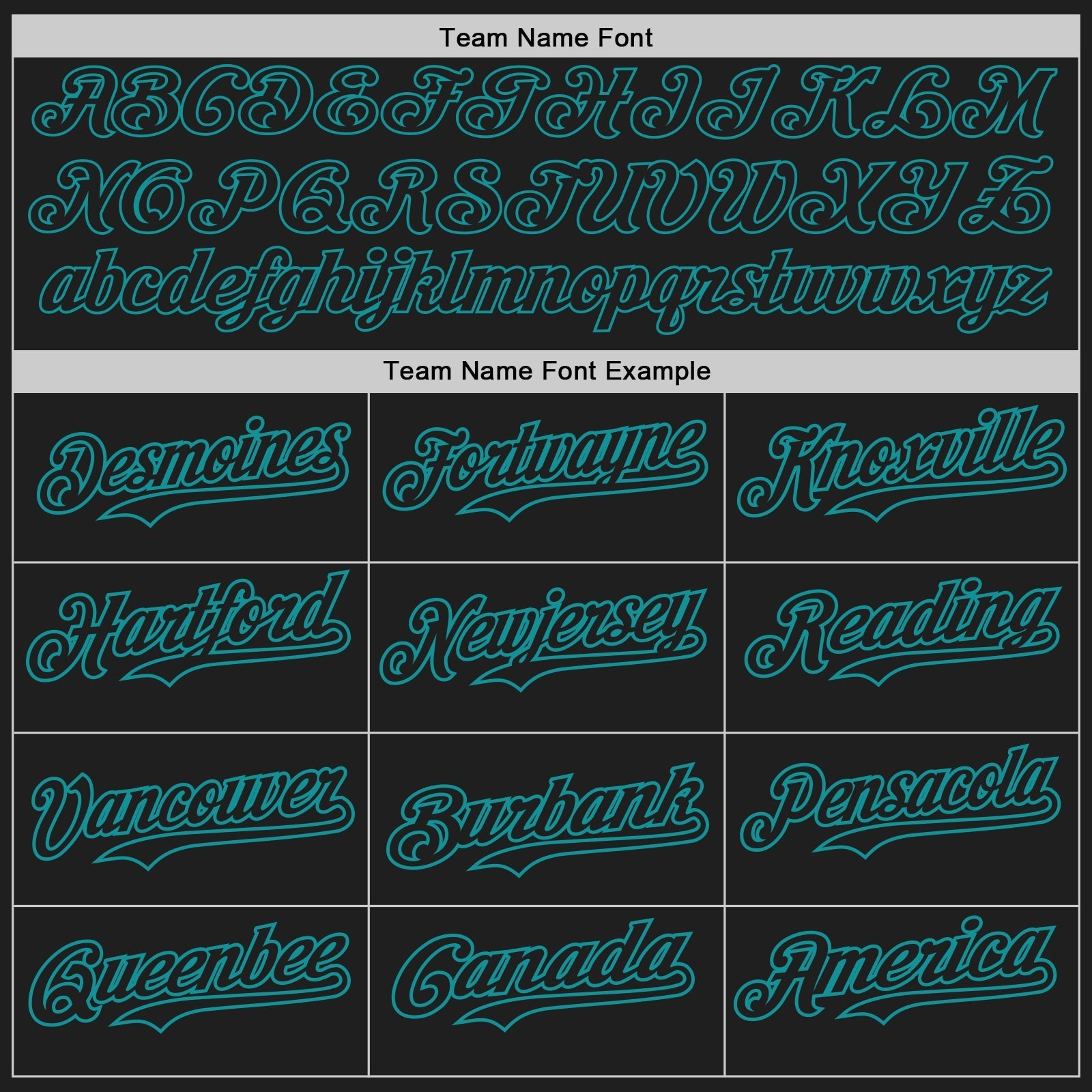 Custom Black Teal Authentic Baseball Jersey baseball jersey product view 4