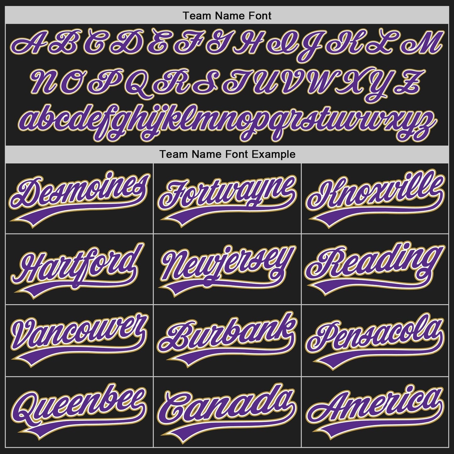Custom Black Purple White-Old Gold Authentic Baseball Jersey baseball jersey product view 4