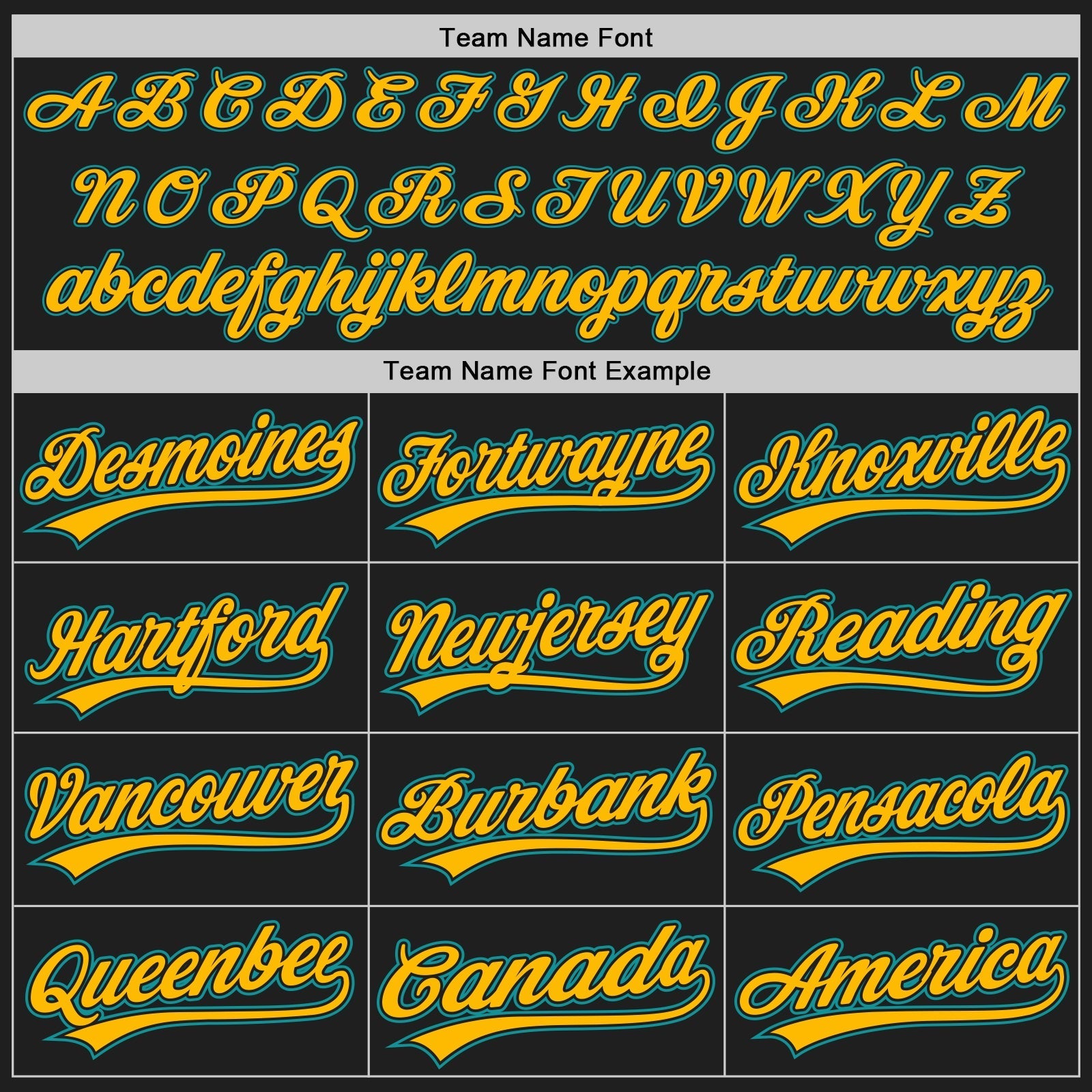 Custom Black Gold Teal-White Authentic Baseball Jersey baseball jersey product view 4