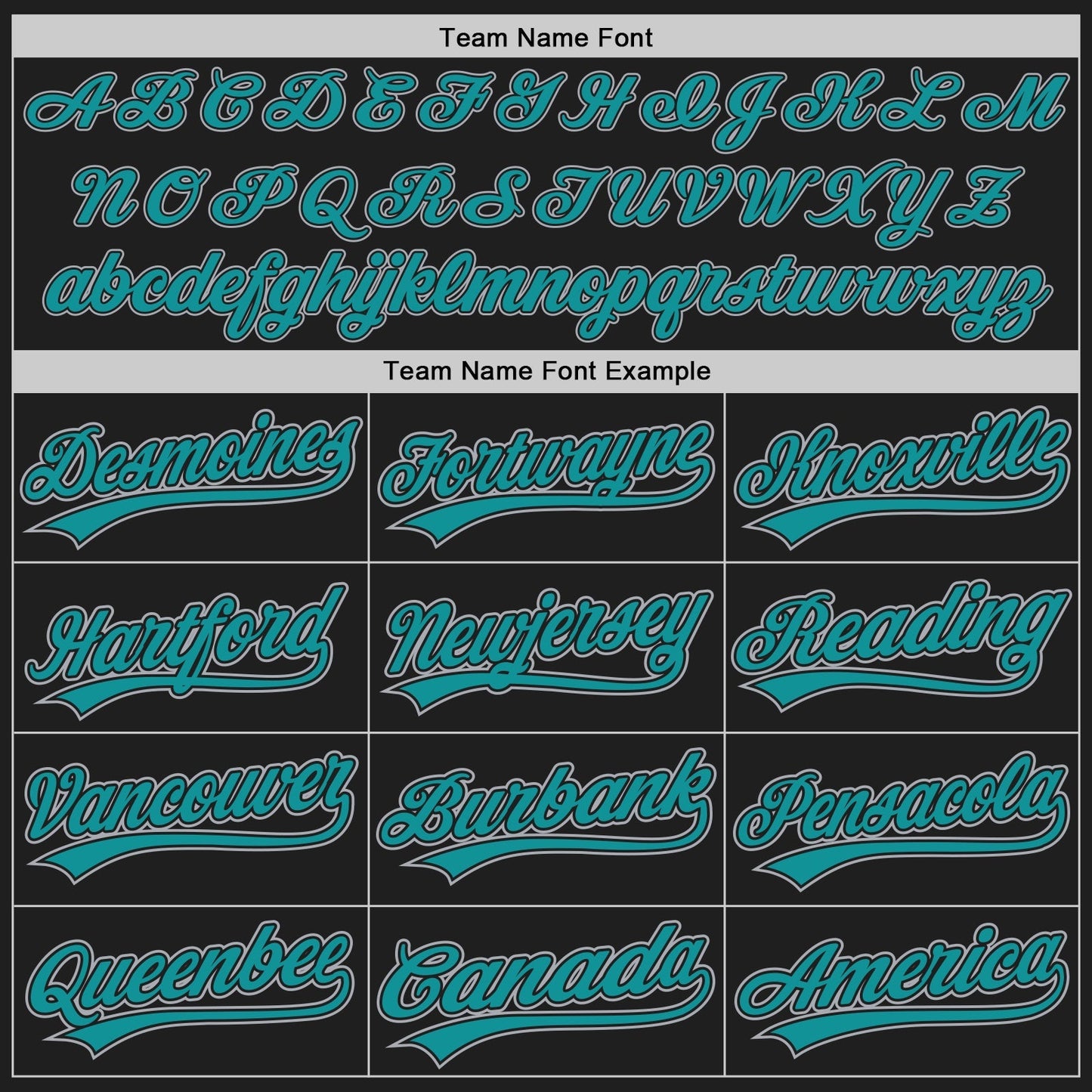 Custom Black Gray-Teal Authentic Baseball Jersey baseball jersey product view 4