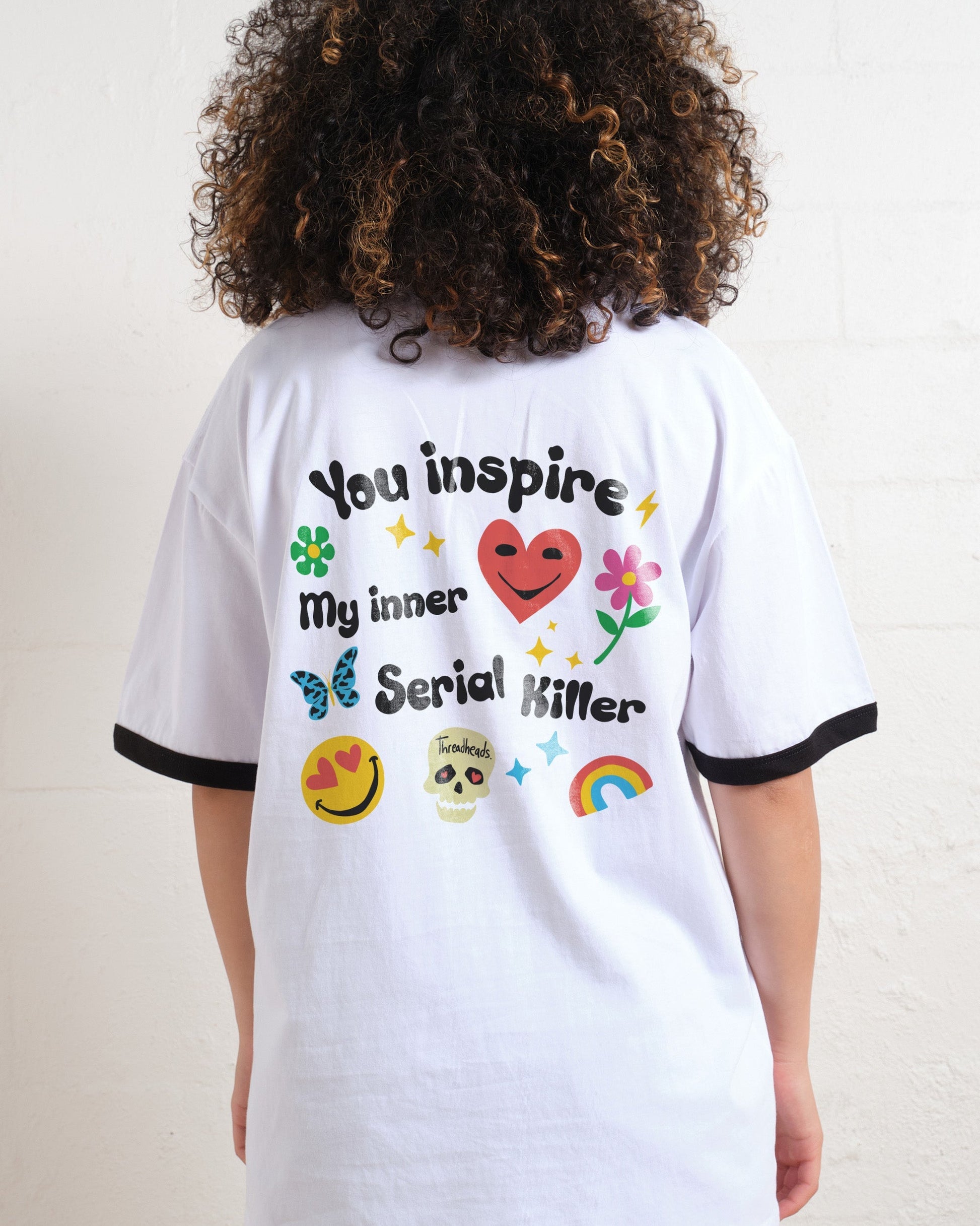 Inspire My Inner Serial Killer T-Shirt Unisex T-shirt, Sweatshirt, Hoodie, Long Sleeve Tee - T-Shirt, Sweatshirt, Hoodie
