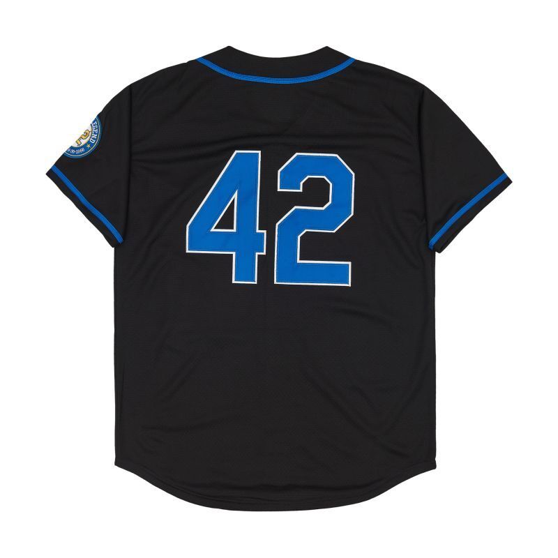 Black Legend #42 Style 4 College Football Jersey football jersey product view 1
