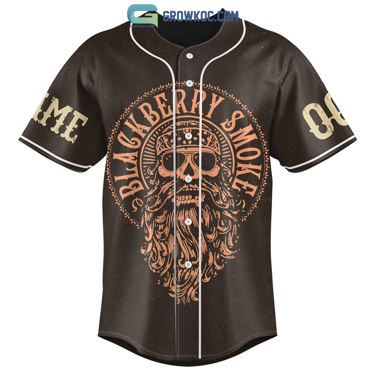 Blackberry Smoke Clap Yo Hands Stomp Yo Feet Personalized Baseball Jersey baseball jersey product view 3