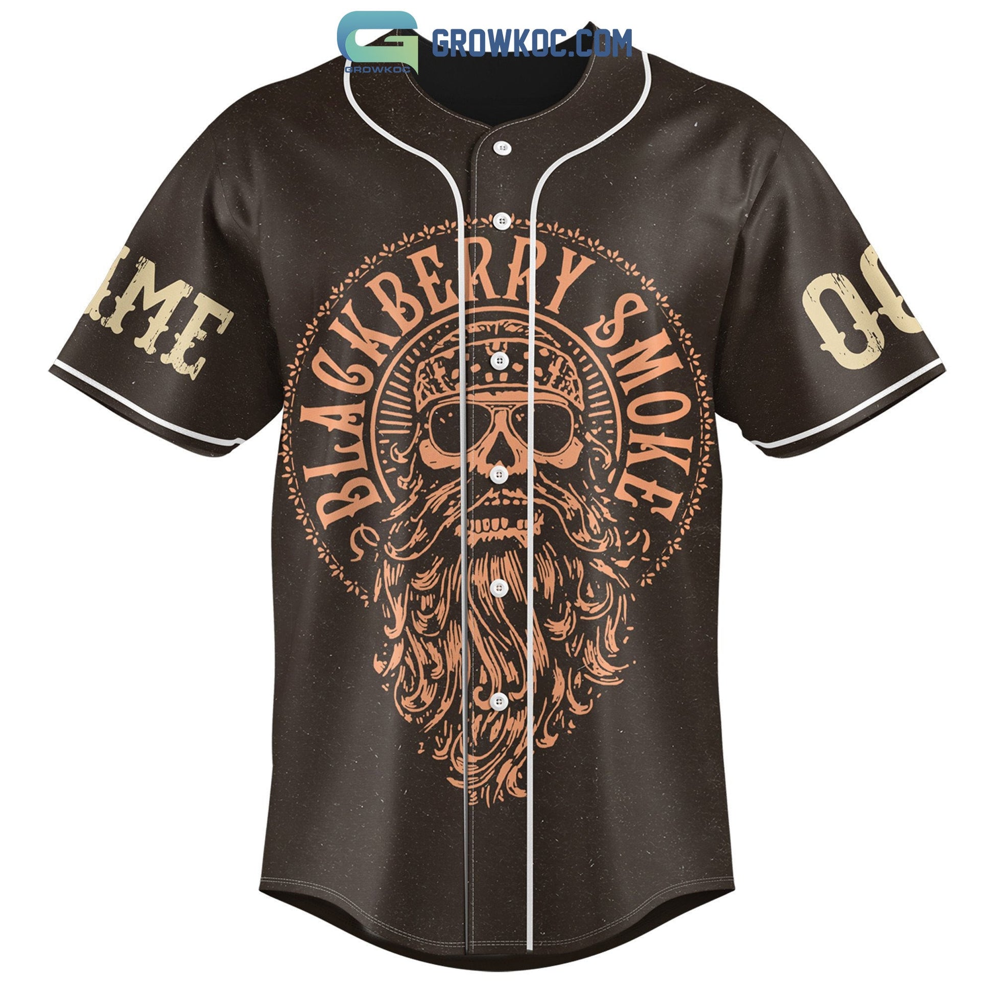 Blackberry Smoke Clap Yo Hands Stomp Yo Feet Personalized Baseball Jersey baseball jersey product view 3