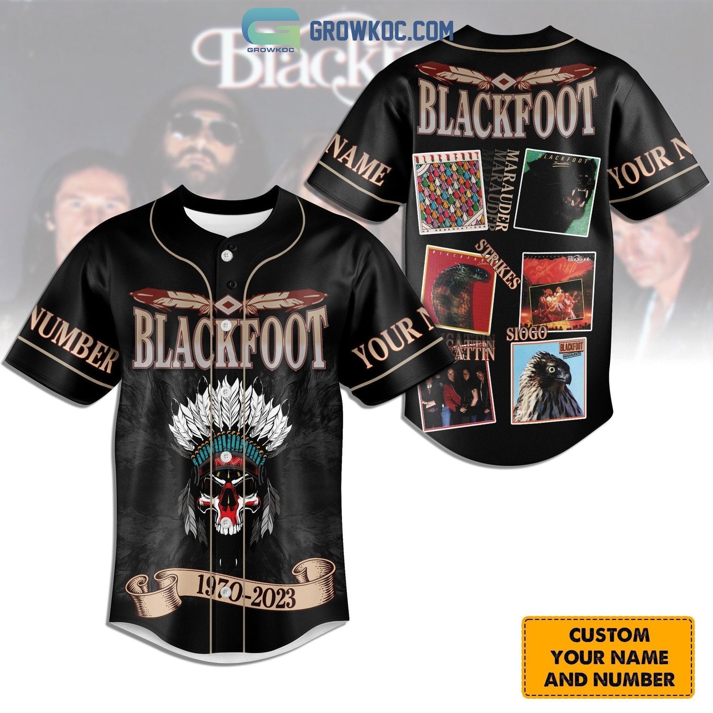 Blackfoot Marauder Strikes Siogo Tomcattin Personalized Baseball Jersey baseball jersey product view 1