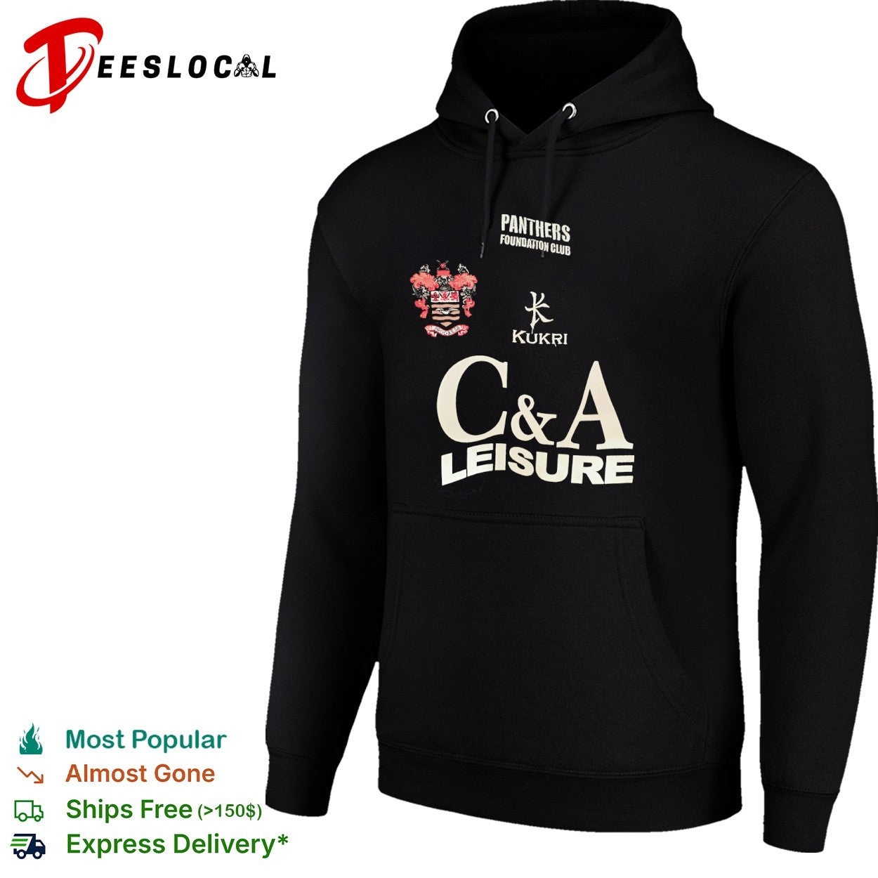Blackpool Panthers Foundation Club C&A Leisure Jersey shirt sports jersey product view 2