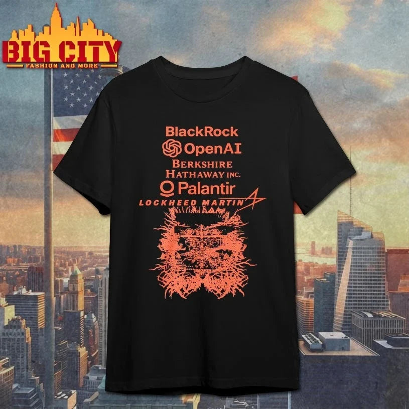 Blackrock Openai Berkshire Hathaway Inc O Palantir Lockheed Martin shirt Unisex T-shirt, Sweatshirt, Hoodie, Long Sleeve Tee - T-Shirt, Sweatshirt, Hoodie