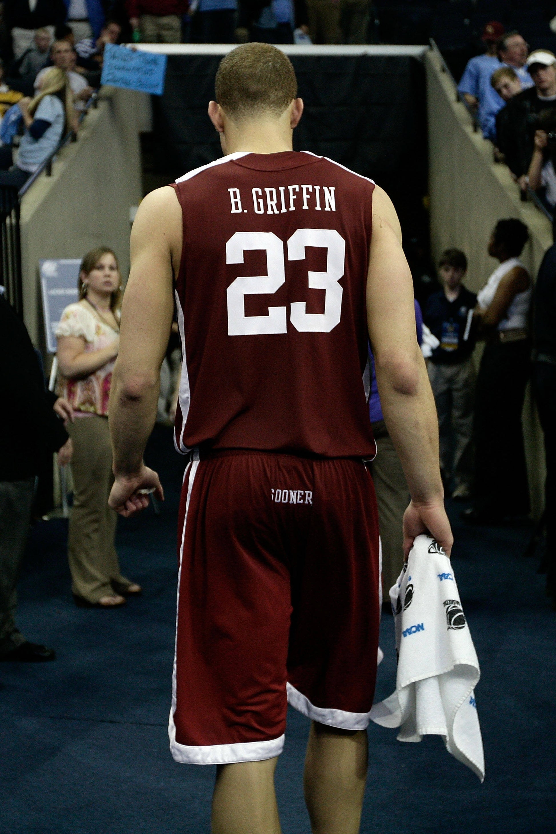 Blake Griffin 23 Burgundy NCAA 1 College Football Jersey football jersey product view 1