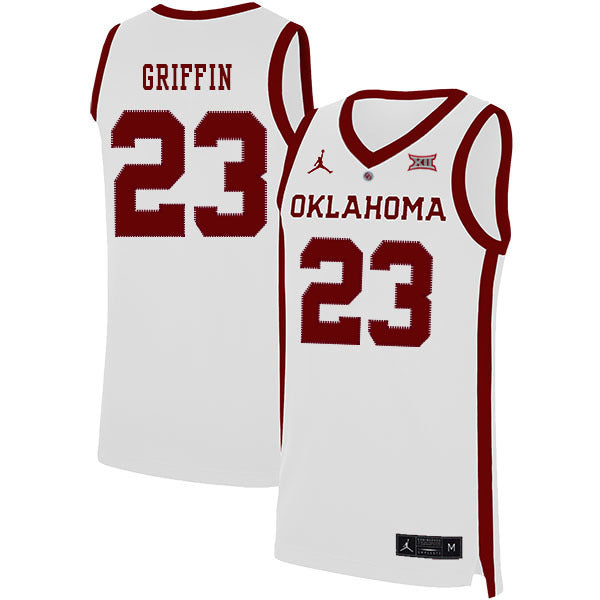 Blake Griffin 23 White College Football Jersey football jersey product view 1