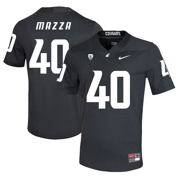 Blake Mazza 40 Carbon Black College Football Jersey football jersey product view 1