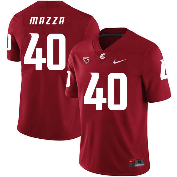 Blake Mazza 40 Red College Football Jersey football jersey product view 1