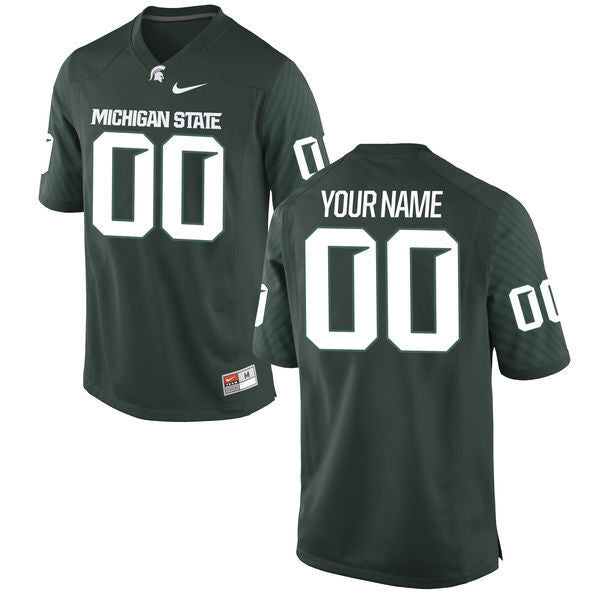 Blank Green 16 College Football Jersey football jersey product view 1