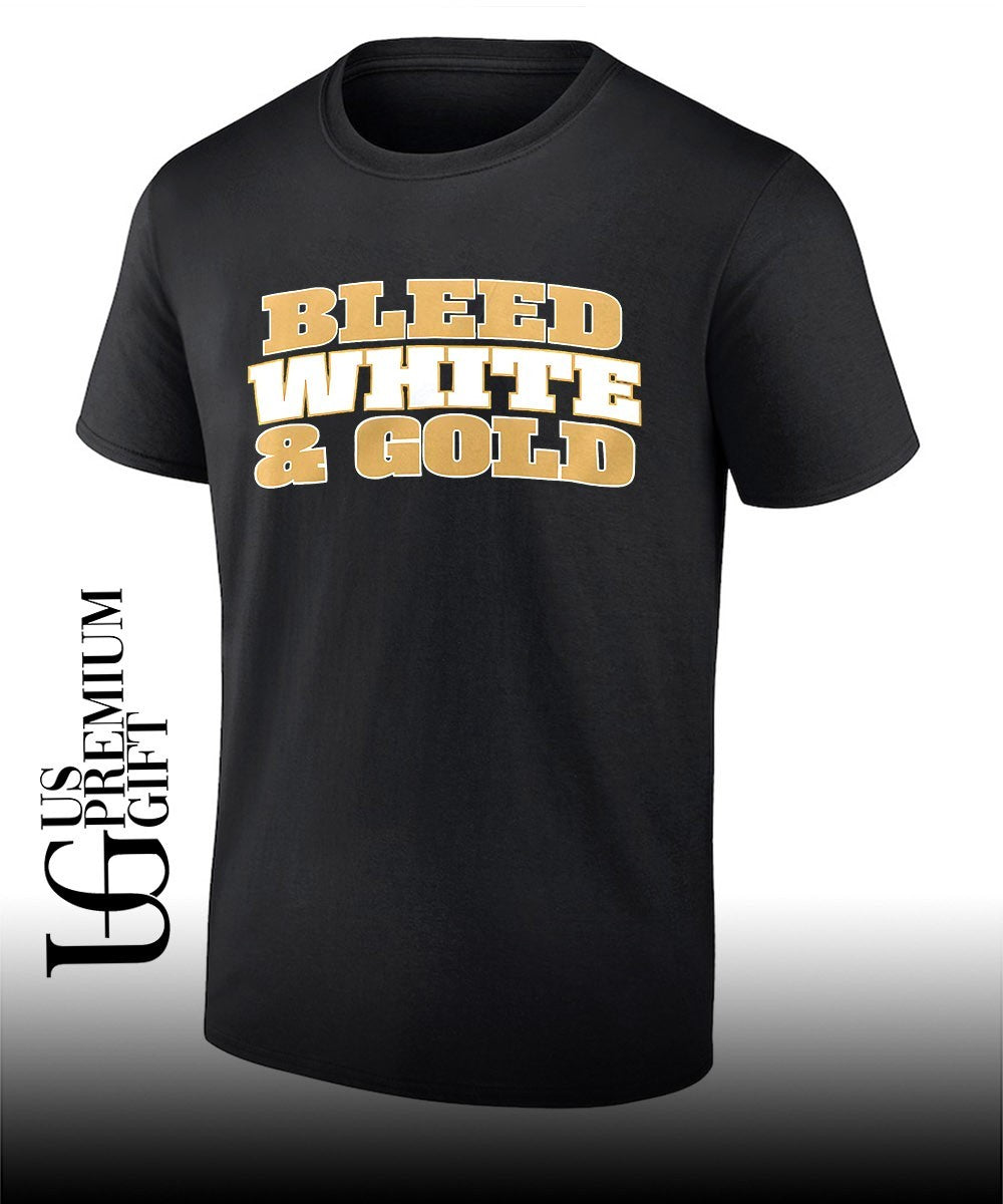 Bleed White and Gold shirt Unisex T-shirt, Sweatshirt, Hoodie, Long Sleeve Tee - T-Shirt, Sweatshirt, Hoodie