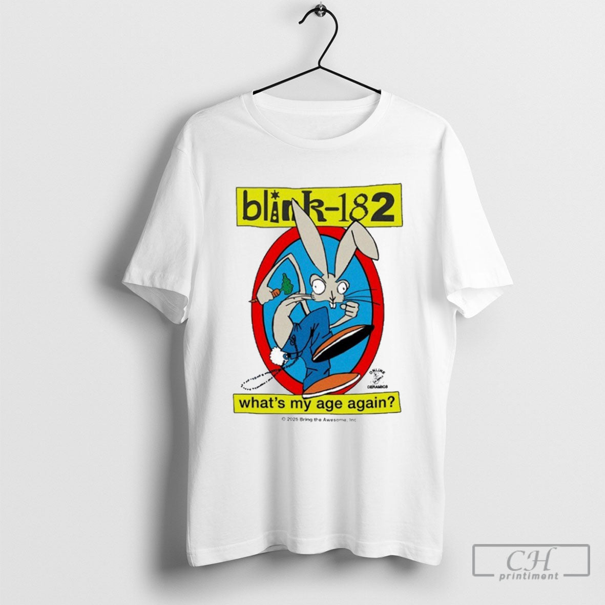 Blink 182 Whats My Age Again Bunny Shirt Tee Unisex T-shirt, Sweatshirt, Hoodie, Long Sleeve Tee - T-Shirt, Sweatshirt, Hoodie