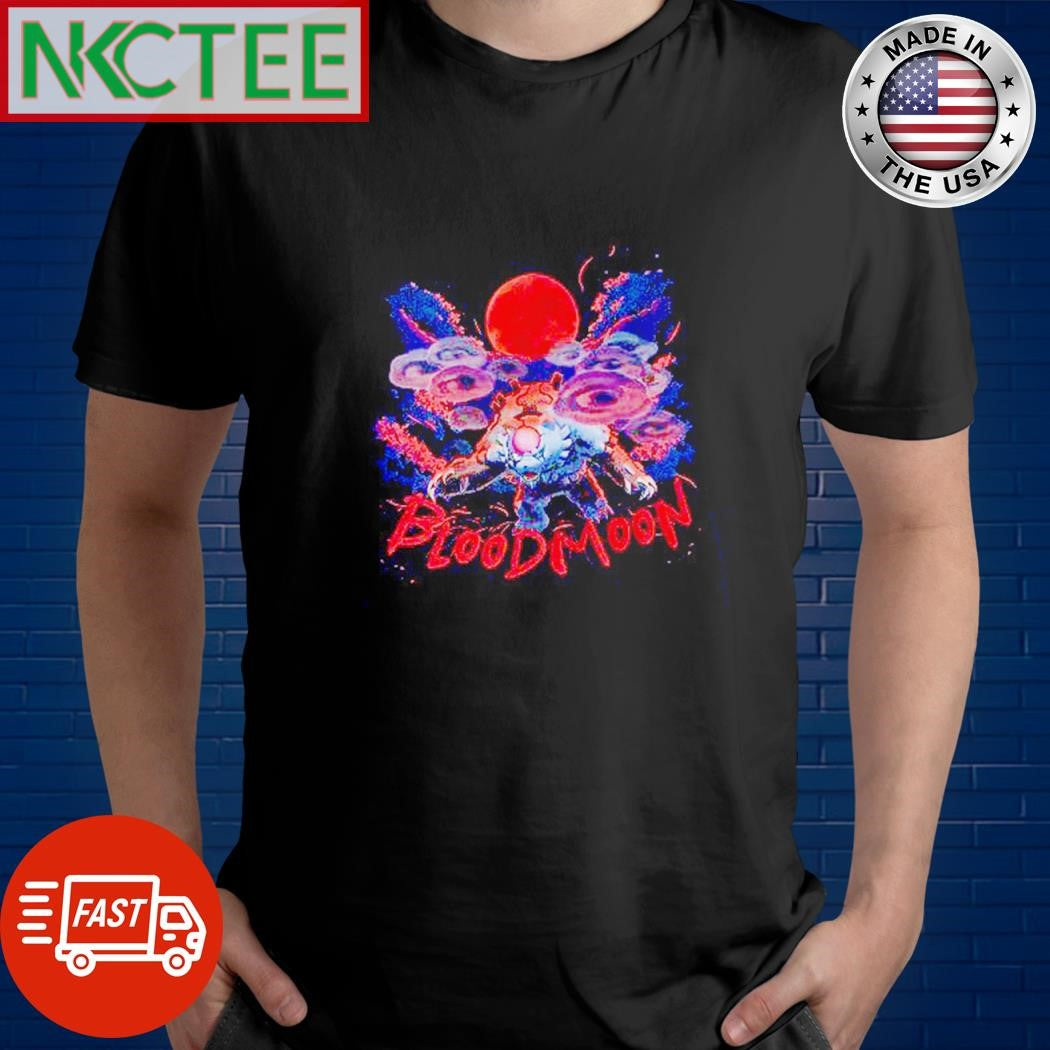 Bloodmoon monster paint shirt Unisex T-shirt, Sweatshirt, Hoodie, Long Sleeve Tee - T-Shirt, Sweatshirt, Hoodie