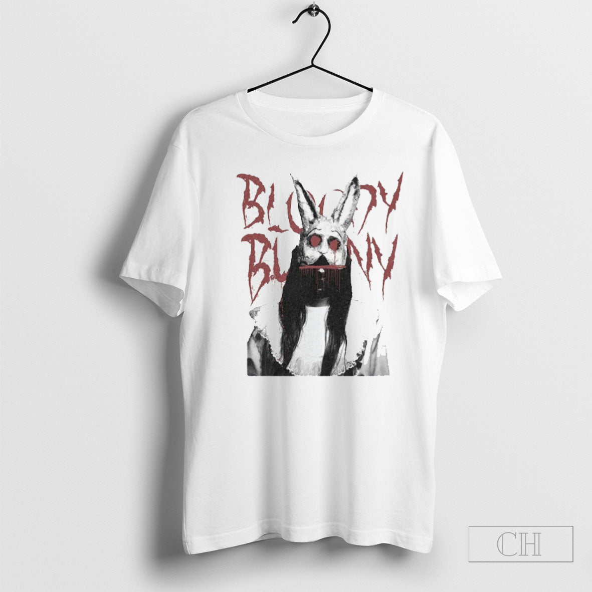 Bloody Bunny Halloween Shirt Tee Unisex T-shirt, Sweatshirt, Hoodie, Long Sleeve Tee - T-Shirt, Sweatshirt, Hoodie