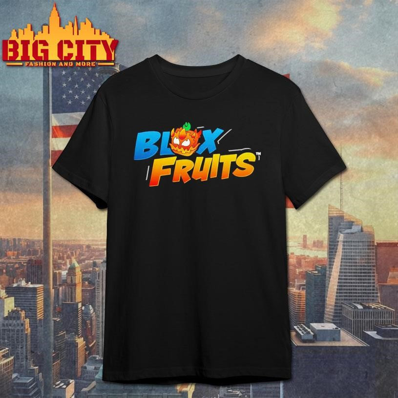 Blox Fruits Logo Shirt Unisex T-shirt, Sweatshirt, Hoodie, Long Sleeve Tee - T-Shirt, Sweatshirt, Hoodie