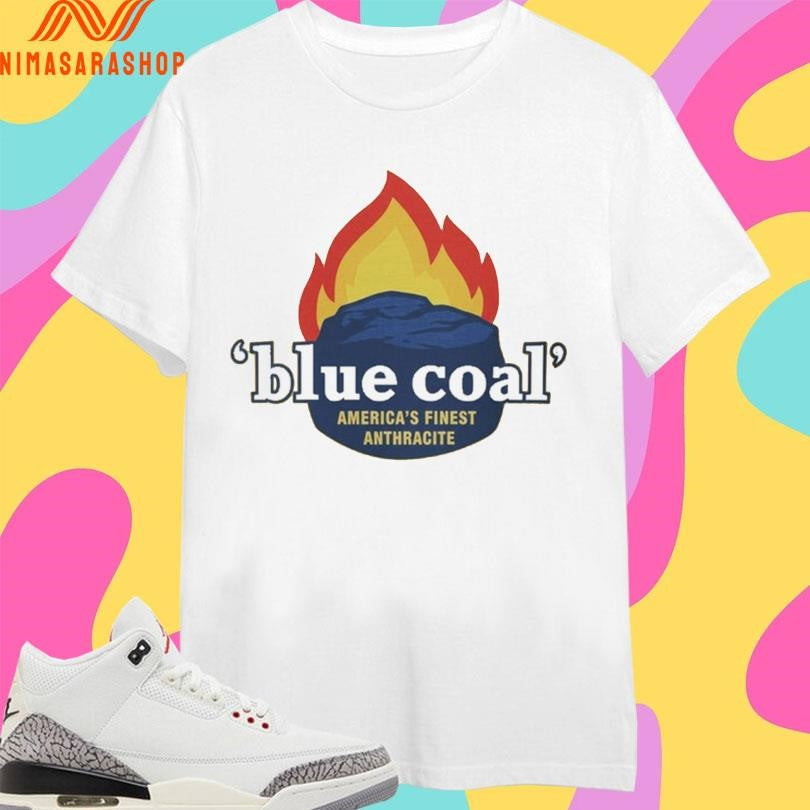 Blue Coal America's Finest Anthracite - Adult & Kids T-Shirts, Sweatshirts & Hoodies apparel design preview 1