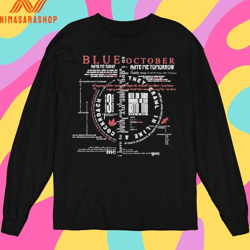 Blue October Hate Me They Crawl In Like A Cockroach - Adult & Kids T-Shirts, Sweatshirts & Hoodies apparel design preview 3