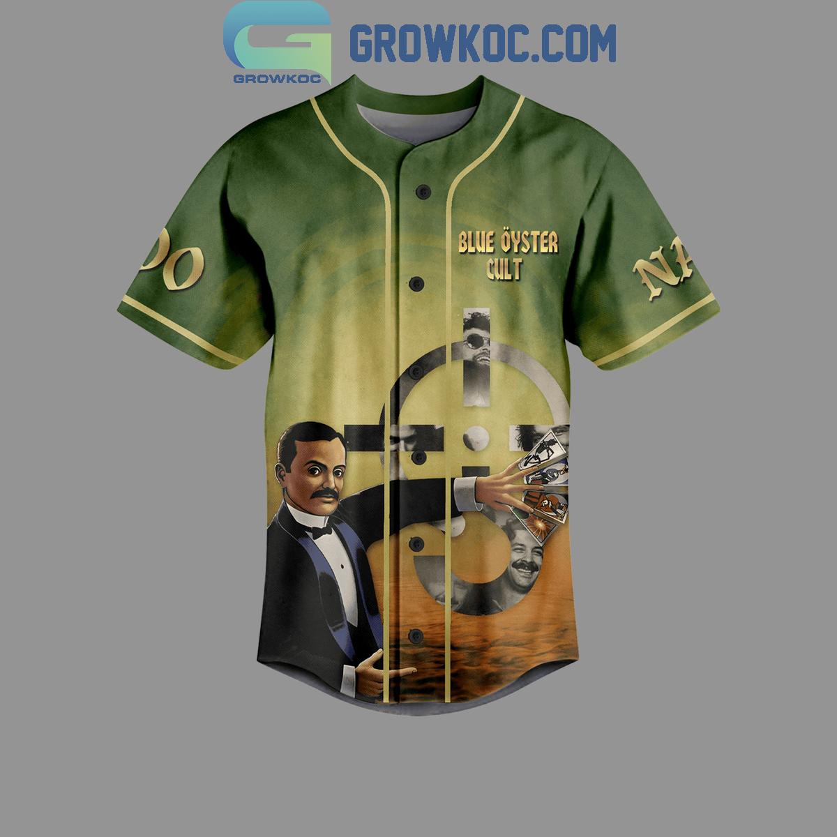 Blue Oyster Cult On Tour Forever 1972 2025 Personalized Baseball Jersey baseball jersey product view 2