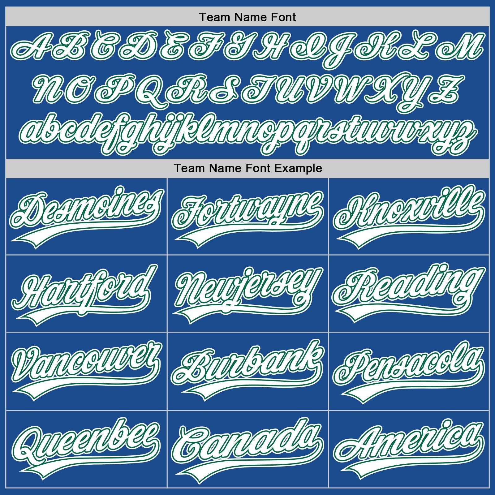 Custom Blue White-Kelly Green Authentic Throwback Baseball Jersey baseball jersey product view 4
