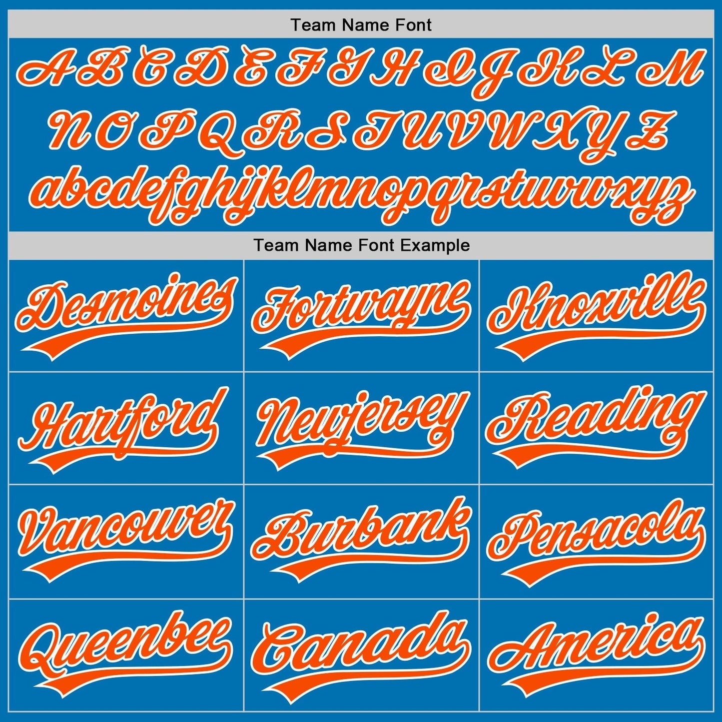 Custom Blue Orange-White Authentic Baseball Jersey baseball jersey product view 4