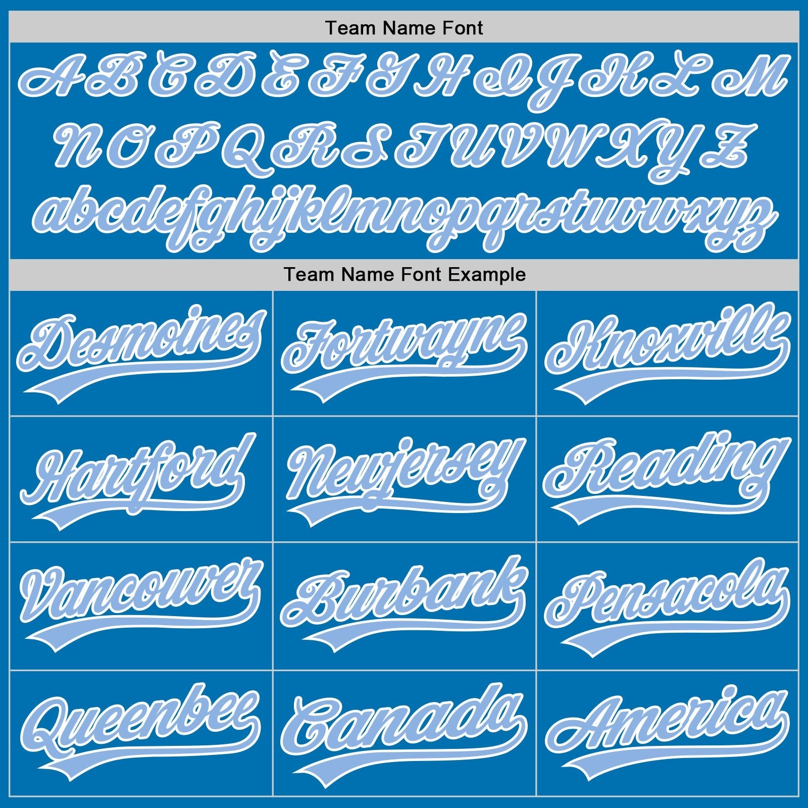 Custom Blue Light Blue-White Authentic Baseball Jersey baseball jersey product view 4