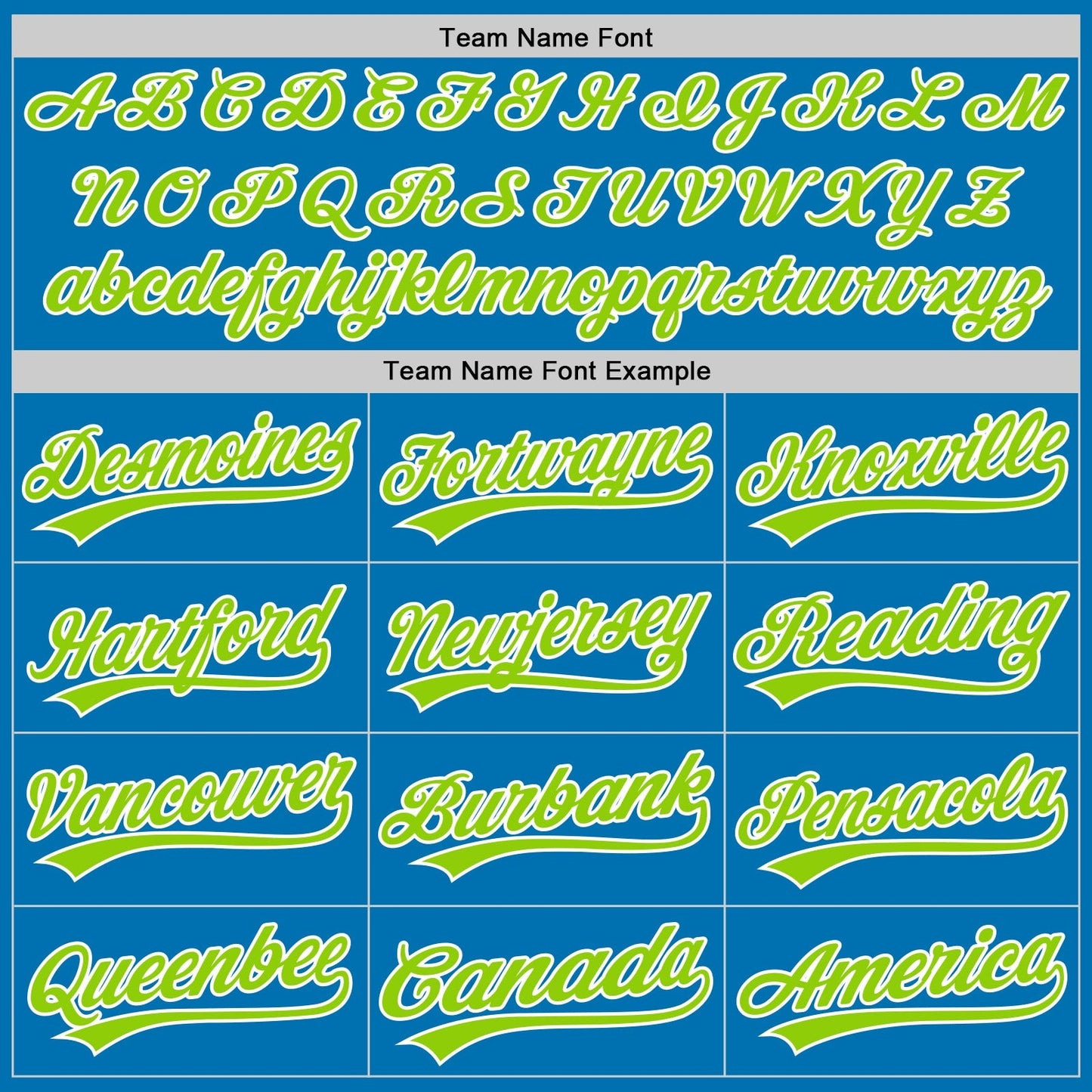 Custom Blue Neon Green-White Authentic Baseball Jersey baseball jersey product view 4