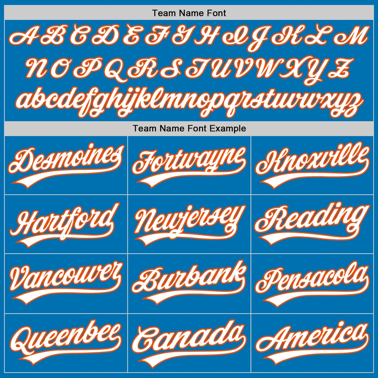 Custom Blue White-Orange Authentic Baseball Jersey baseball jersey product view 4