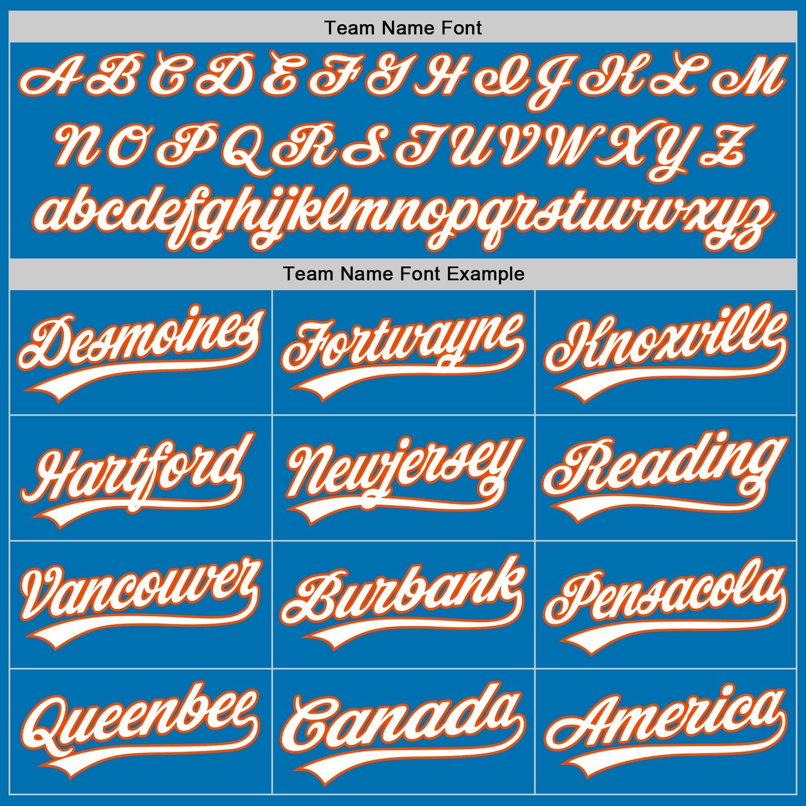 Custom Blue White-Orange Authentic Baseball Jersey baseball jersey product view 4