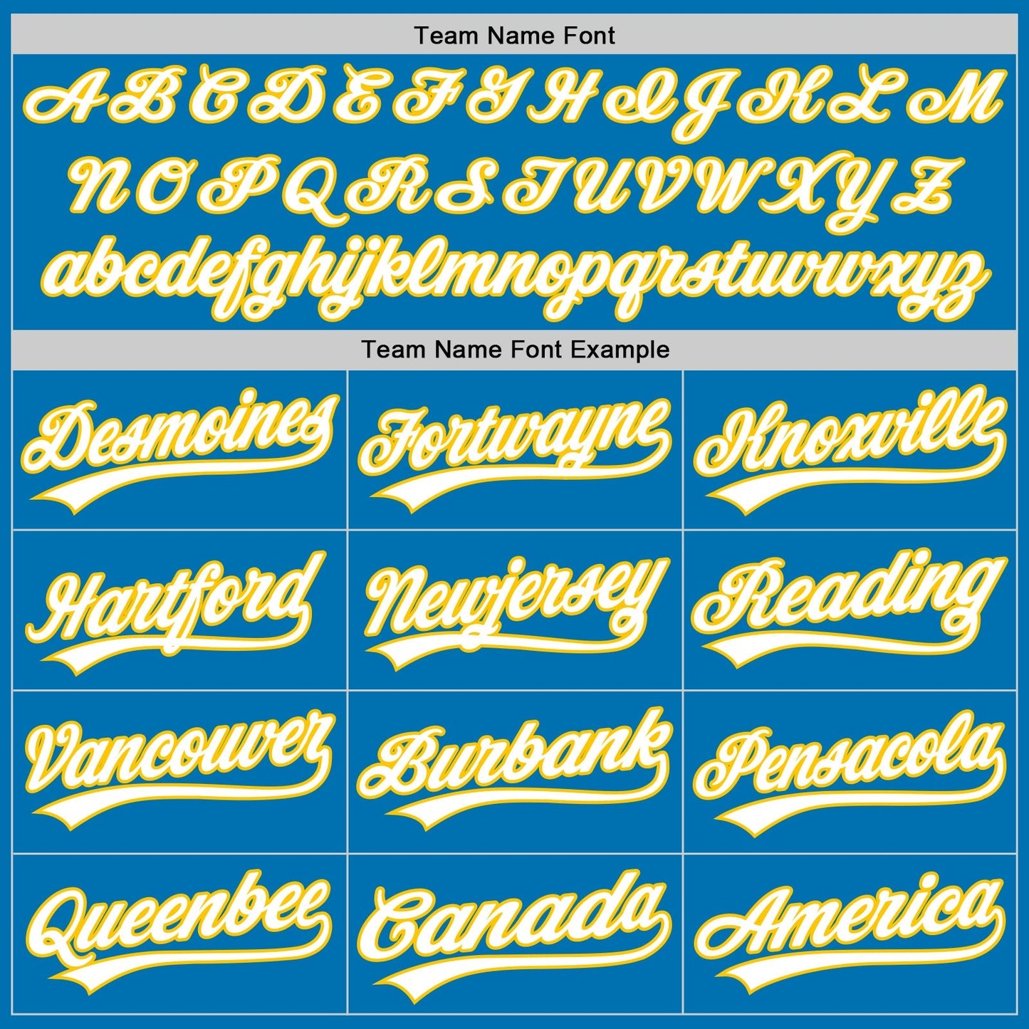 Custom Blue White-Yellow Authentic Baseball Jersey baseball jersey product view 4