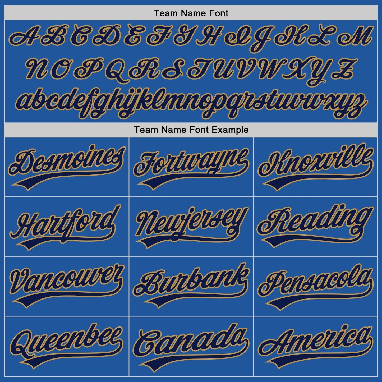 Custom Blue Navy-Old Gold Authentic Throwback Baseball Jersey baseball jersey product view 4