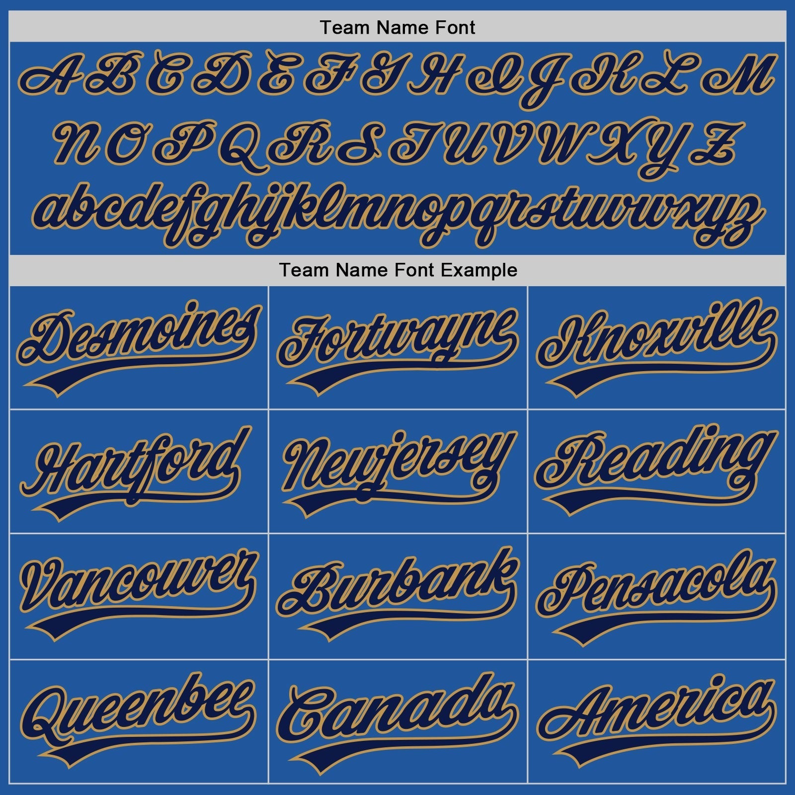 Custom Blue Navy-Old Gold Authentic Throwback Baseball Jersey baseball jersey product view 4