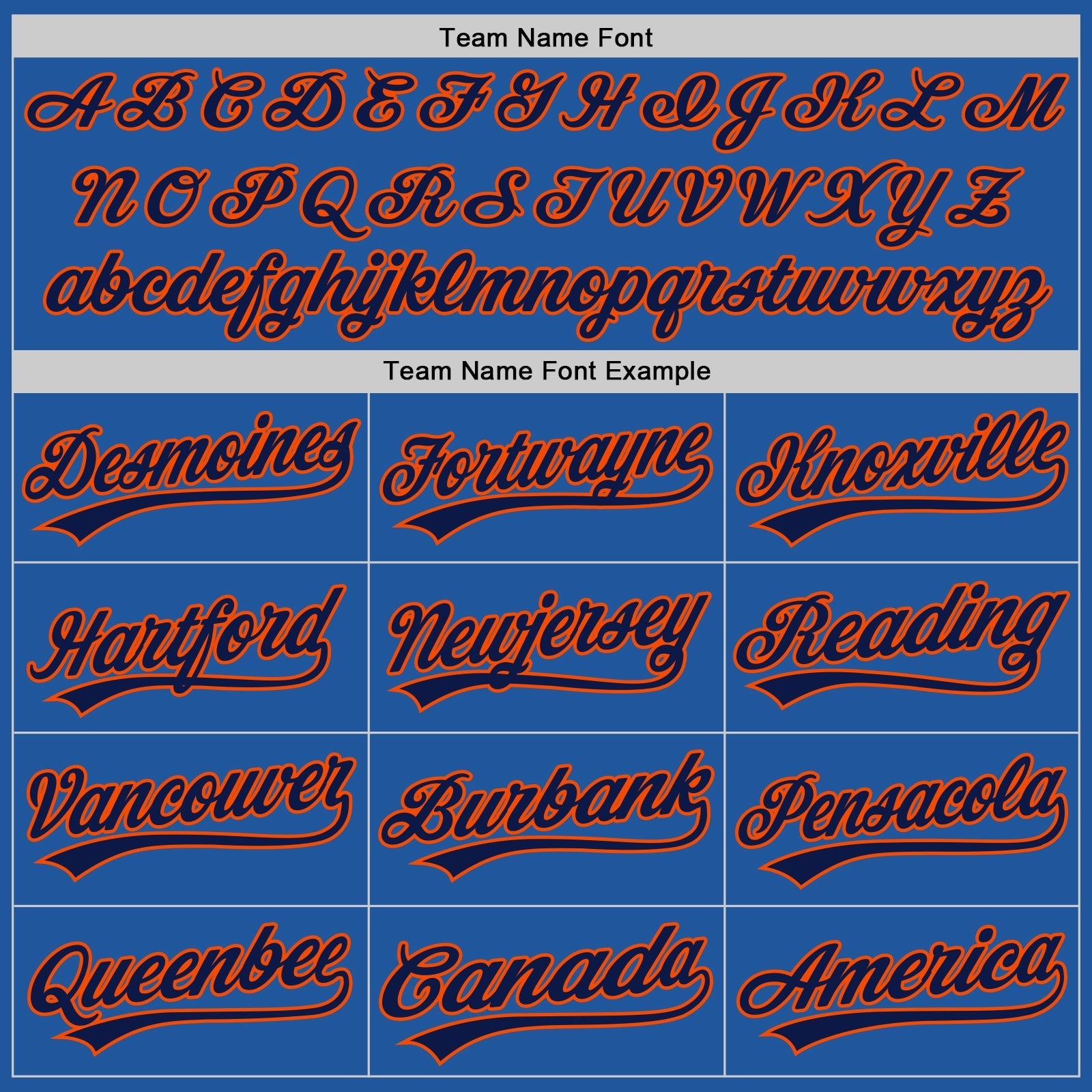 Custom Blue Navy-Orange Authentic Throwback Baseball Jersey baseball jersey product view 4