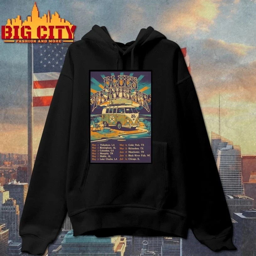 Blues Traveler Summer Tour 2026 Poster - Adult & Kids T-Shirts, Sweatshirts & Hoodies apparel design preview 2