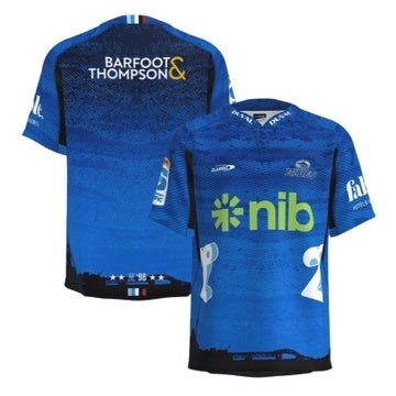 Blues Super Rugby 2024 Home Men Jersey - Blue Soccer Jersey sports jersey product view 1